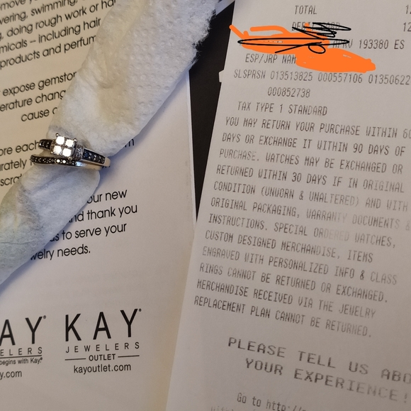 White Gold wedding set - Picture 2 of 3